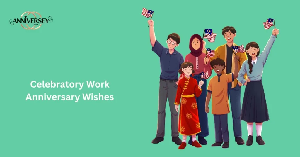 Celebratory Work Anniversary Wishes