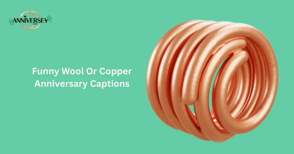 Funny Wool Or Copper Anniversary Captions