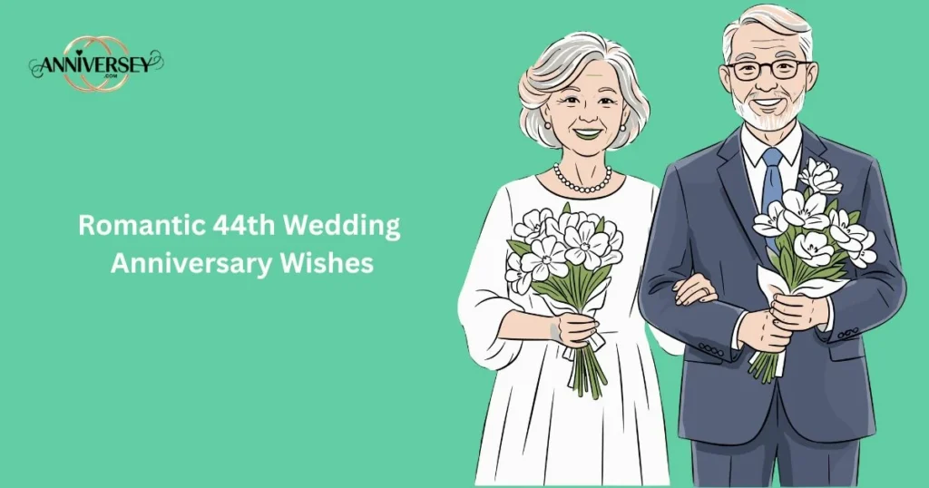 Romantic 44th Wedding Anniversary Wishes