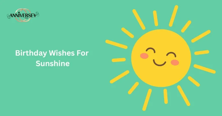 Birthday Wishes For Sunshine